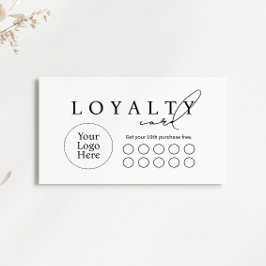 Simple Modern Business Flat Loyalty Card