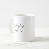 Simple Modern Business Mug With Logo Koffiemok (Voorkant links)