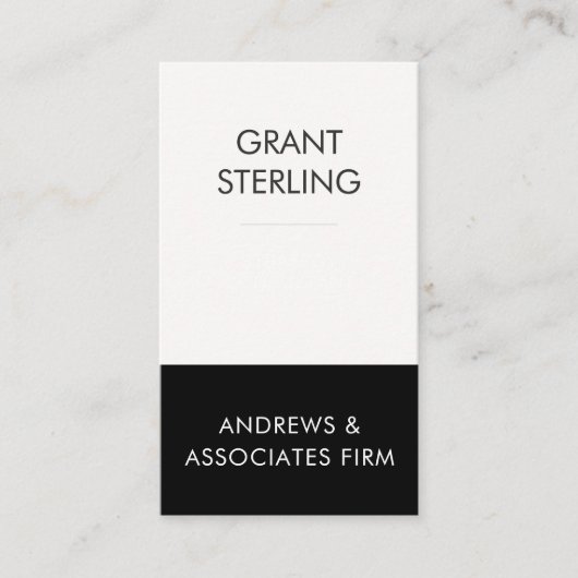 Simple Modern Certified Public Accountant CPA Visitekaartje (Voorkant)