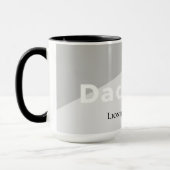 Simple Modern Clean Minimalist Dad Hero Gift Mok (Links)