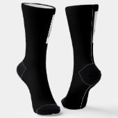 Simple, Modern Custom Pet or People Photo Sokken (Gebogen)