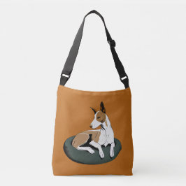 Simple Modern Dog Art Trendy Crossbody Tas