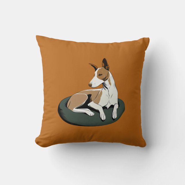 Simple Modern Dog Art Trendy Kussen (Voorkant)