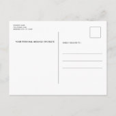 Simple Modern Dog Photo Personalized Pet Wedding Uitnodiging Briefkaart (Achterkant)