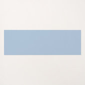  Simple Modern Floral Script Name Blue Aura Lotus  Yogamat (Achterkant (horizontaal))