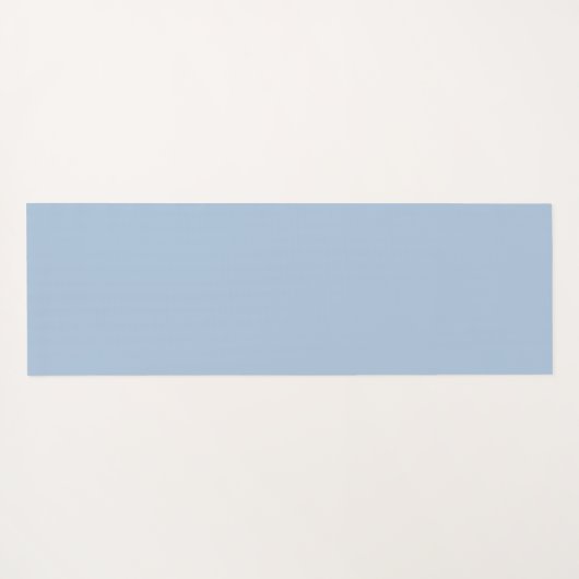  Simple Modern Floral Script Name Blue Aura Lotus  Yogamat (Achterkant (horizontaal))