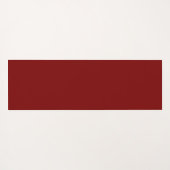 Simple Modern Floral Script Name Burgundy Lotus  Yogamat (Achterkant (horizontaal))