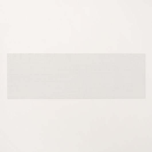 Simple Modern Floral Script Name Cream Lotus Yogamat (Achterkant (horizontaal))