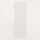 Simple Modern Floral Script Name Cream Lotus  Yogamat (Achterkant)