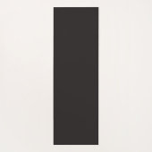 Simple Modern Floral Script Name Grey Lotus  Yogamat (Achterkant)