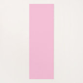 Simple Modern Floral Script Name Soft Pink Lotus Yogamat (Achterkant)