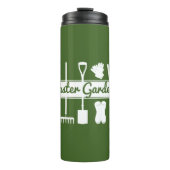 Simple Modern Forest Green Master Gardener Thermosbeker (Voorkant)