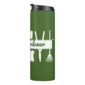 Simple Modern Forest Green Master Gardener Thermosbeker (Geroteerd rechts)