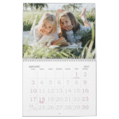 Simple Modern Grandchildren Photo Desk Kalender (Jan 2027)