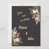 Simple modern invitation, simple, minimalist save the date (Voorkant)