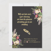 Simple modern invitation, simple, minimalist save the date (Achterkant)