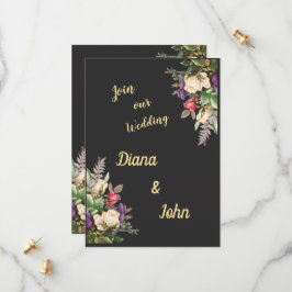 Simple modern invitation, simple, minimalist save the date