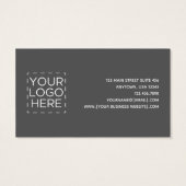 Simple Modern Jewelry Designer Logo Visitekaartje (Achterkant)