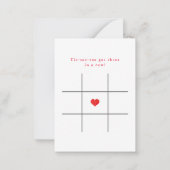 Simple Modern Kids Photo Classroom Valentine's Notitiekaartje (Achterkant)