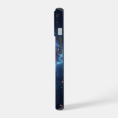 Simple Modern : Melkweg Ruimte Rots Cool iPhone 15 Case (Linkerkant)