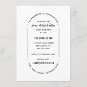 Simple Modern Minimalist Detail Card Informatiekaartje (Voorkant)