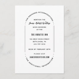 Simple Modern Minimalist Detail Card Informatiekaartje