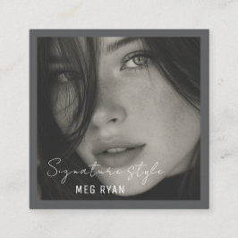 Simple Modern minimalist Professional Photo Vierkante Visitekaartje