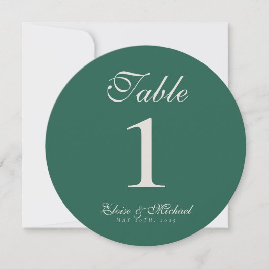 Simple Modern Minimalist Sage Green Wedding Feestdagenkaart (Voorkant)