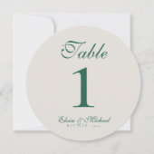 Simple Modern Minimalist Sage Green Wedding Feestdagenkaart (Voorkant)