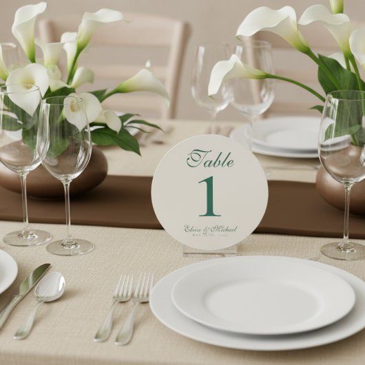 Simple Modern Minimalist Sage Green Wedding Feestdagenkaart