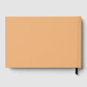 Simple Modern Minimalist Sunset Beach Wedding  Gastenboek (Achterkant)