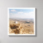 Simple Modern Minimalist Wedding Jubileum Foto Canvas Afdruk (Voorkant)