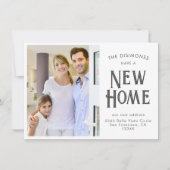 SImple Modern New Home Photo Moving Aankondiging (Voorkant)