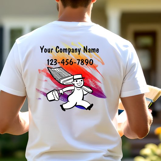 Simple Modern Painter Business Work T-Shirts