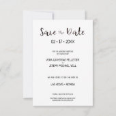 Simple Modern Personalized Photo Engagement Couple (Achterkant)