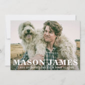 Simple Modern Photo Afstuderen Aankondiging (Voorkant)