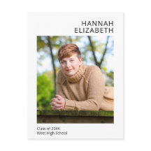 Simple Modern Photo Afstuderen