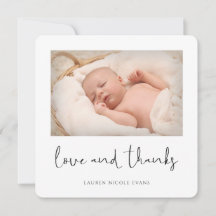 Simple Modern Photo Baby shower