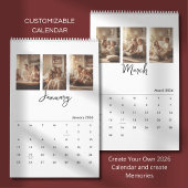 Simple Modern Photo Calendar Kalender