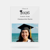 Simple modern photo Graduate Acryl Bord (Voorkant)