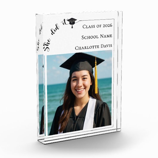 Simple modern photo Graduate Fotoblokken (Links)