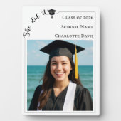 Simple modern photo Graduate Fotoplaat (voorkant)