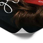 Simple modern photo Graduation Party welcome Poster (Hoek)