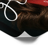 Simple modern photo Graduation Party welcome Poster (Hoek)