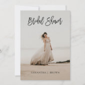 Simple Modern Photo Vrijgezellenfeest Kaart (Voorkant)