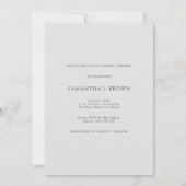 Simple Modern Photo Vrijgezellenfeest Kaart (Achterkant)