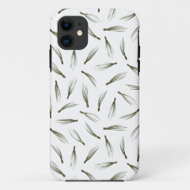 Simple Modern Pine Needle Greenery Pattern Case-Mate iPhone Case