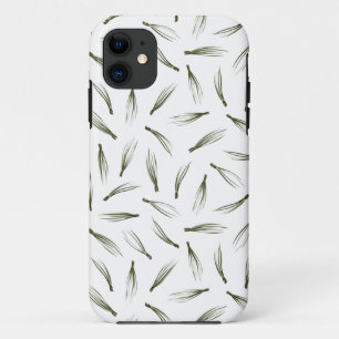 Simple Modern Pine Needle Greenery Pattern Case-Mate iPhone Case