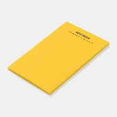 Simple Modern Plain Professional Amber Yellow Post-it® Notes (Schuin)