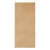 Simple Modern Rustic Kraft Salon Service Menu (Achterkant)